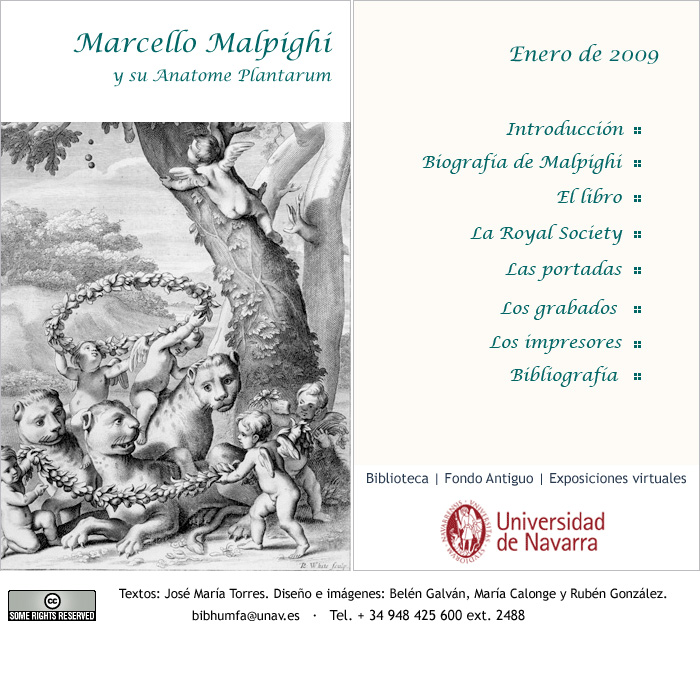 Marcello Malpighi y su Anatome Plantarum: menú