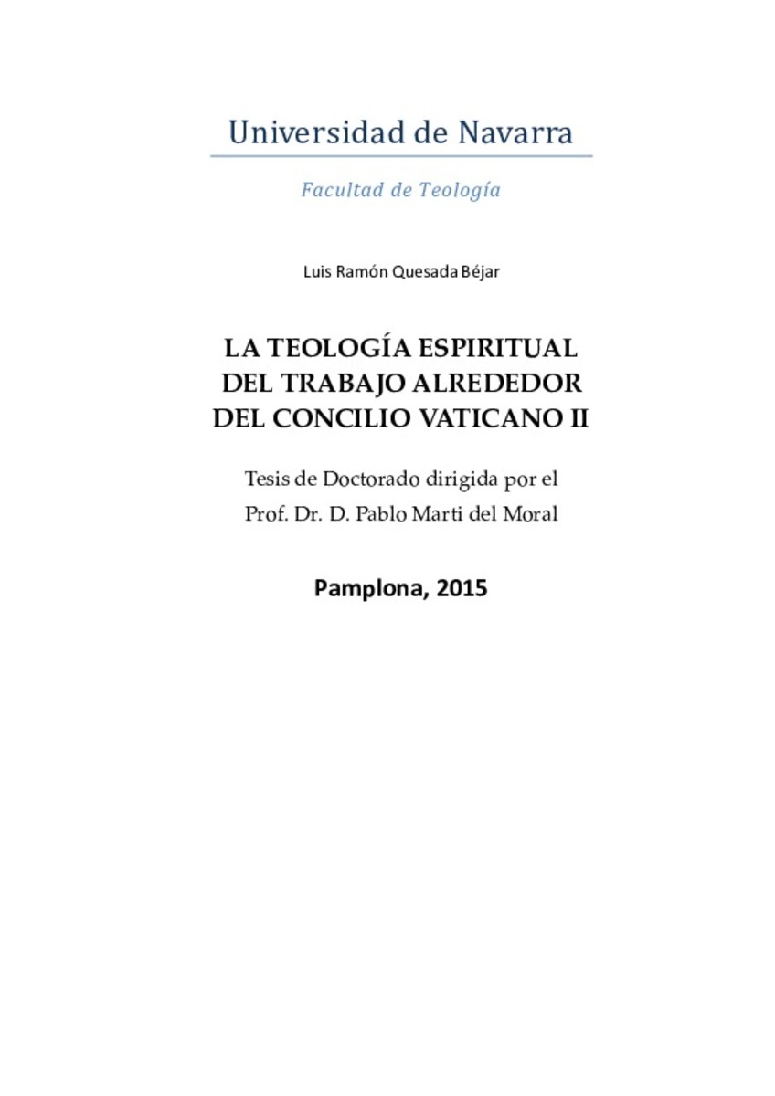 DADUN: Relaciones iglesia-comunidad política en el Vaticano II:  presupuestos para la determinación del significado y alcance del n. 76 de  la constitución pastoral Gaudium et spes
